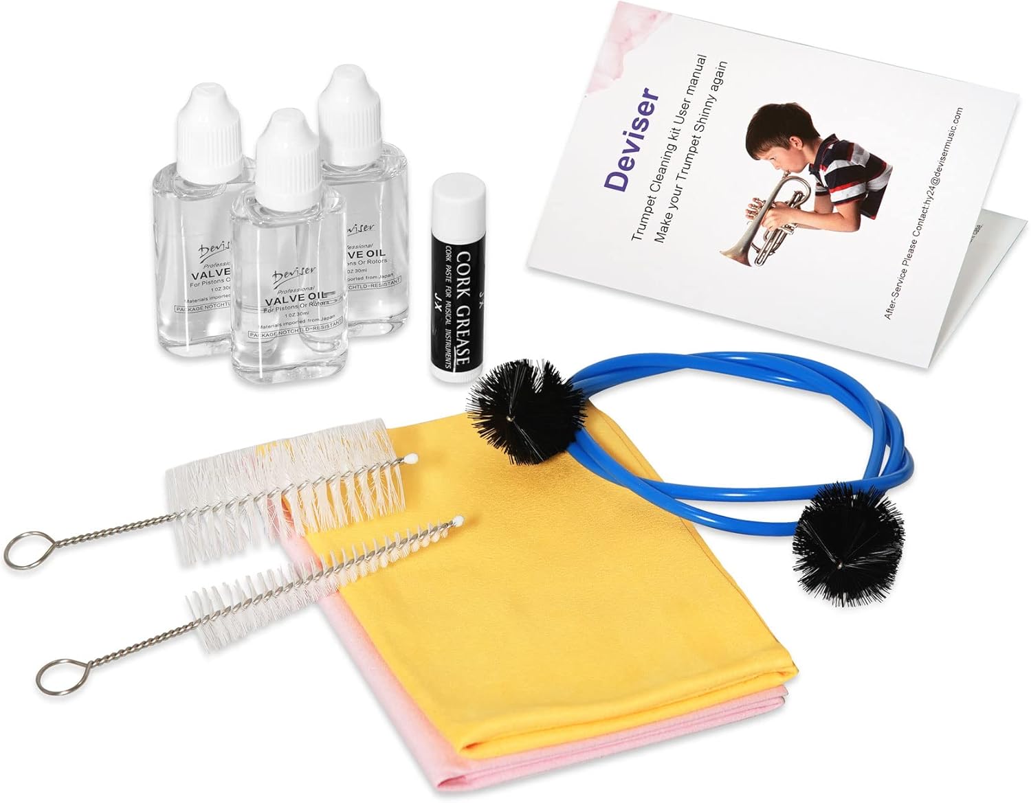 Trumpet Cleaning kit Deviser All in One Care kit