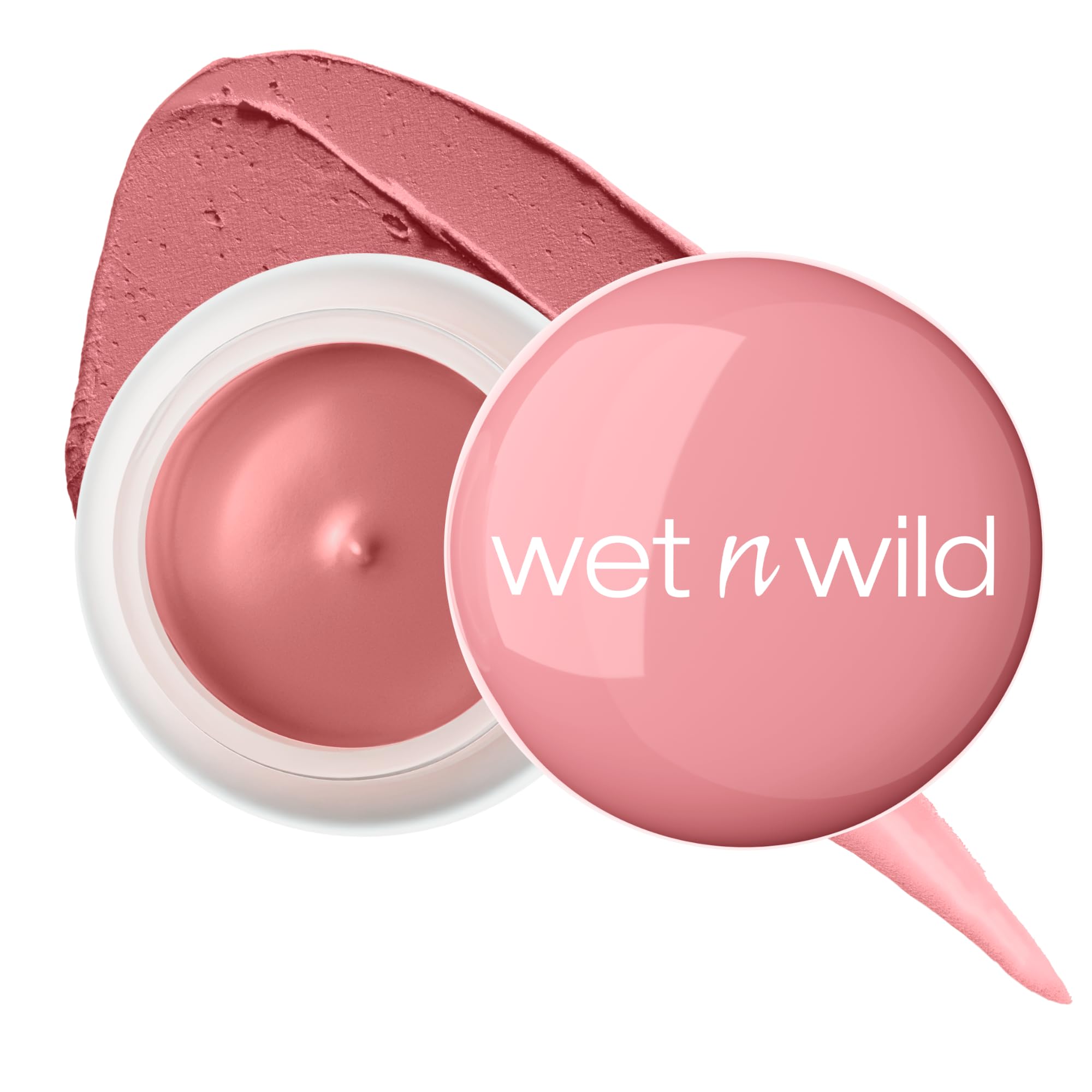Wet n Wild, Mother Fluffer Cloud Cream Blush, Rozmyte Matowe Wykończenie, Lekka Tekstura z Formułą Kremowo-Pudrową dla Naturalnego Rumieńca, Łatwa do Nakładania i Rozcierania, Rose The Roof