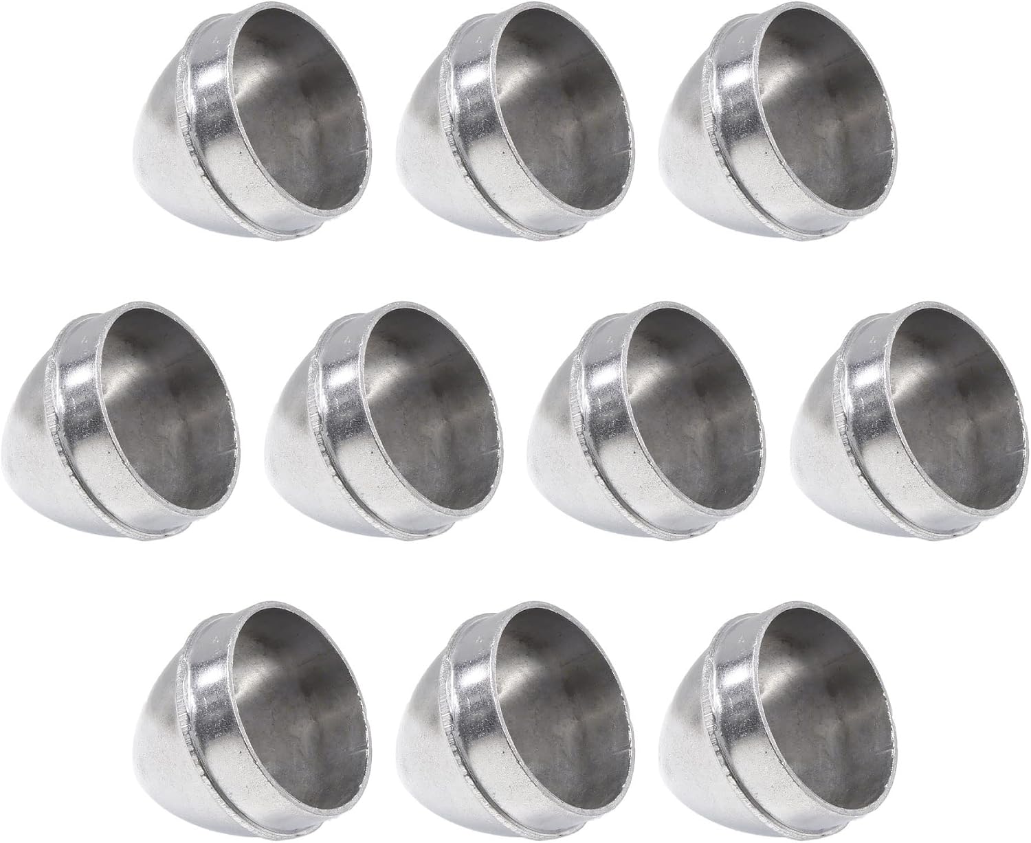 Chain Link Fence 2" (1 7/8" Outer Diameter) External Acorn Post Caps | Die Cast Aluminum Caps | Chain Link Caps | (Pack of 10)