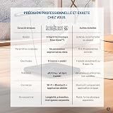 Balance Impédancemètre Connectée WiFi Bluetooth Pèse Personne Électronique Rechargeable GeniaScreen SmartCore en Verre Trempé Max 180Kg 8 Électrodes 56 Données Corporelles Masse Musculaire Graisse IMC - 5