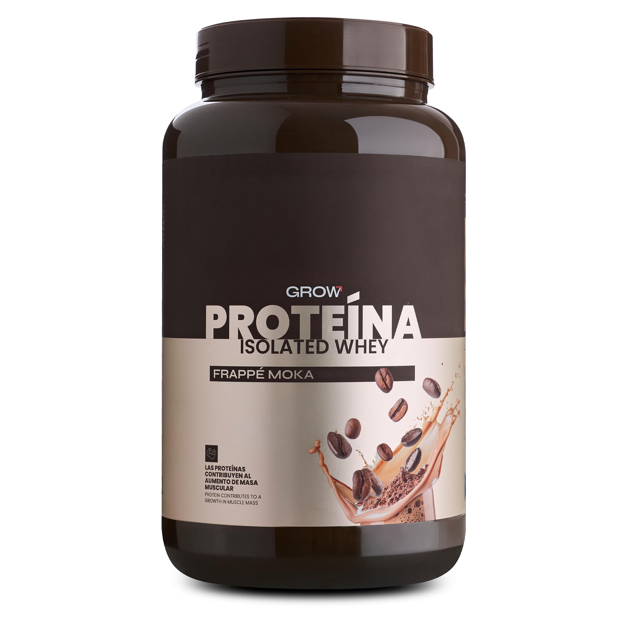 Grow Wellness Lote Proteína Aislada Frappé Moka 1 kg + Creatina Monohidrato Creapure 250 g | Proteína Whey Isolate CFM, Sabor Moka y Creatina Sabor Neutro