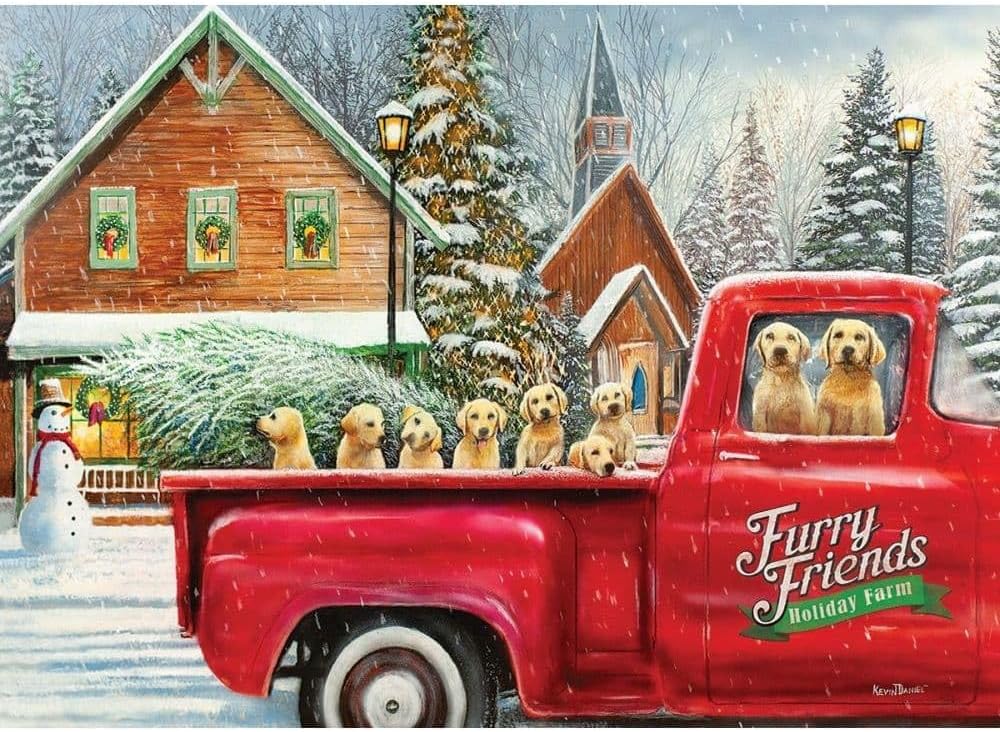 Furry Friends Holiday Farm by Kevin Daniel