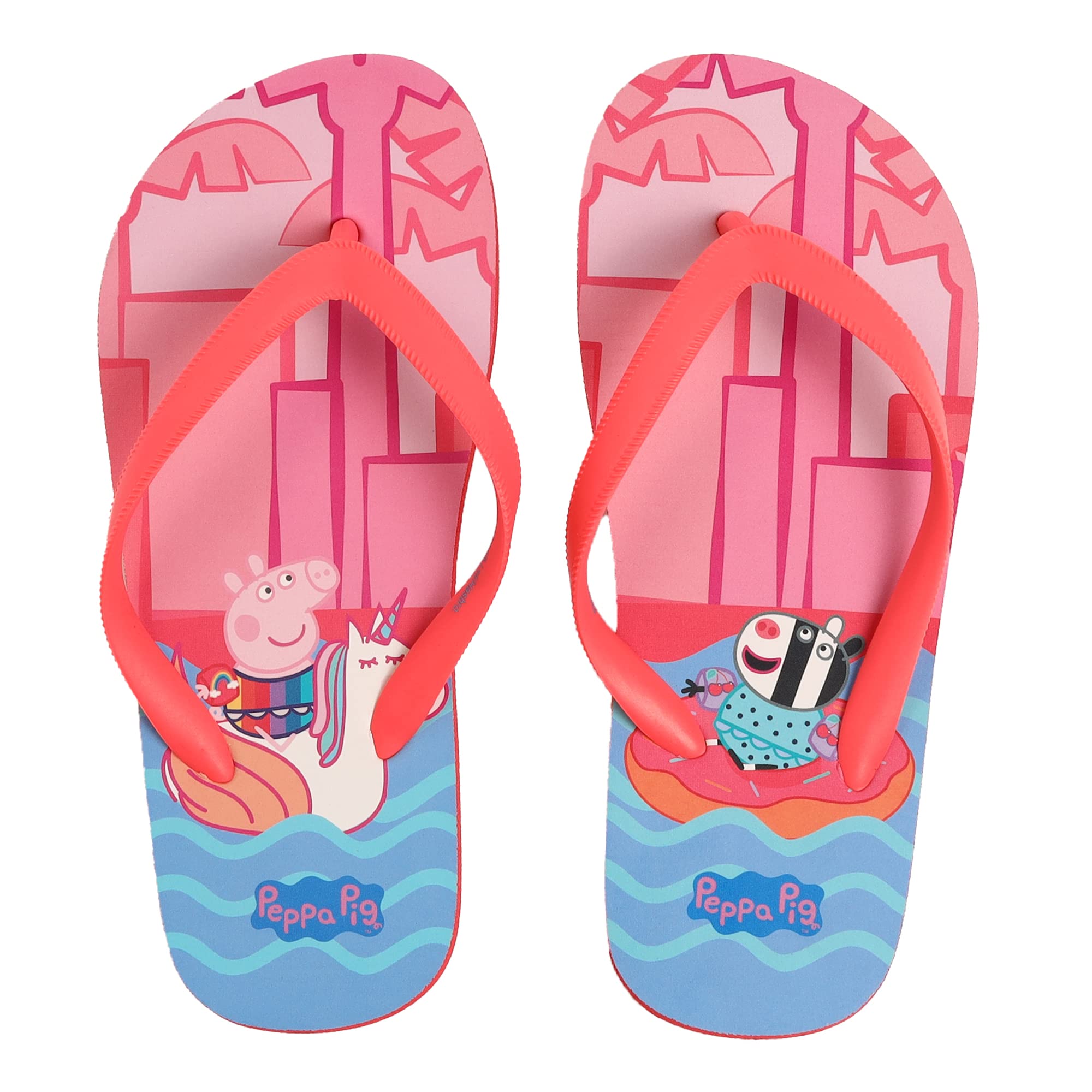 Yellow Bee Peppa Pig Pool Party Flip-Flops for Girls, Multicolor, 1, 7.5-8 Years (B09RFBPKLR) Amazon Price History, Amazon Price Tracker