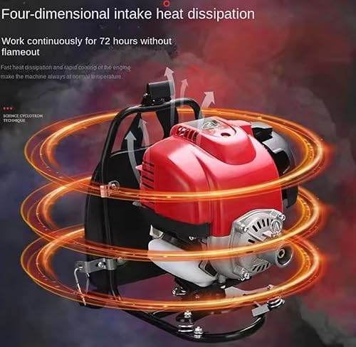 Gx35 Mochila 7 en 1 Cortador de Cepillos Tiller Hierba Cortasetos Cortadora de Césped Weed Wacker