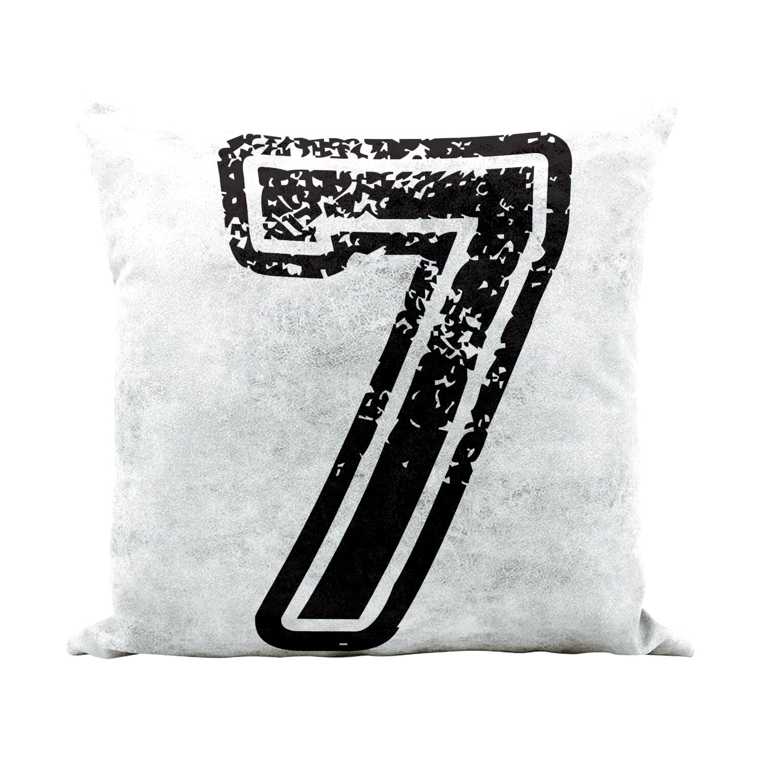 Coussin similicuir blanc 40x40 déco salon pour match football soirée