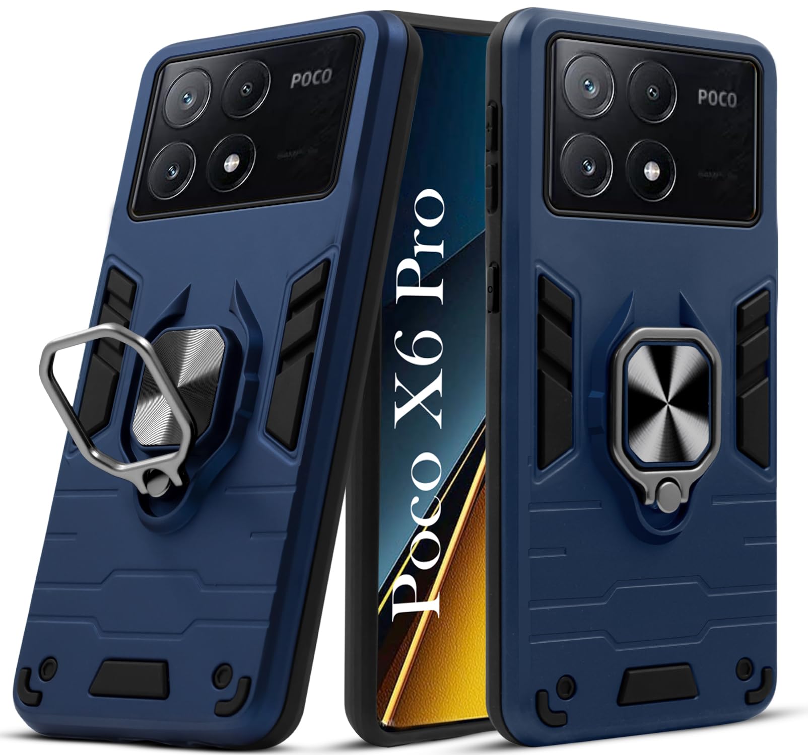 Jkobi Back Case Cover for Poco X6 Pro 5G (Shockproof Polycarbonate Dual Layer Hybrid Armor) (B0DFTPLBTR) Amazon Price History, Amazon Price Tracker
