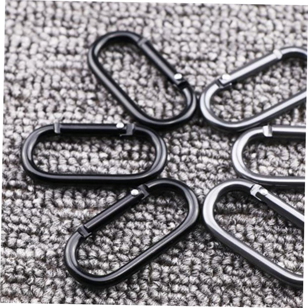 UPKOCH 3 Sätze Oval Buckles Für Wasserflaschen Und Taschen Praktische Karabiner Für Camping Und Outdoor Aktivitäten Und Langlebig 20 Stück * 3