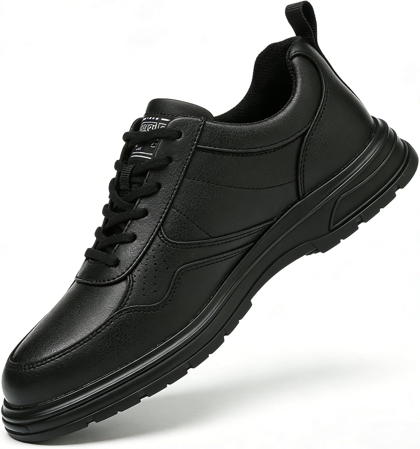 Non Slip Work Shoes for Men Waterproof Mens Slip Resistant Food Service Kitchen Restaurant Chef Shoes Comfortable Work Sneakers Casual