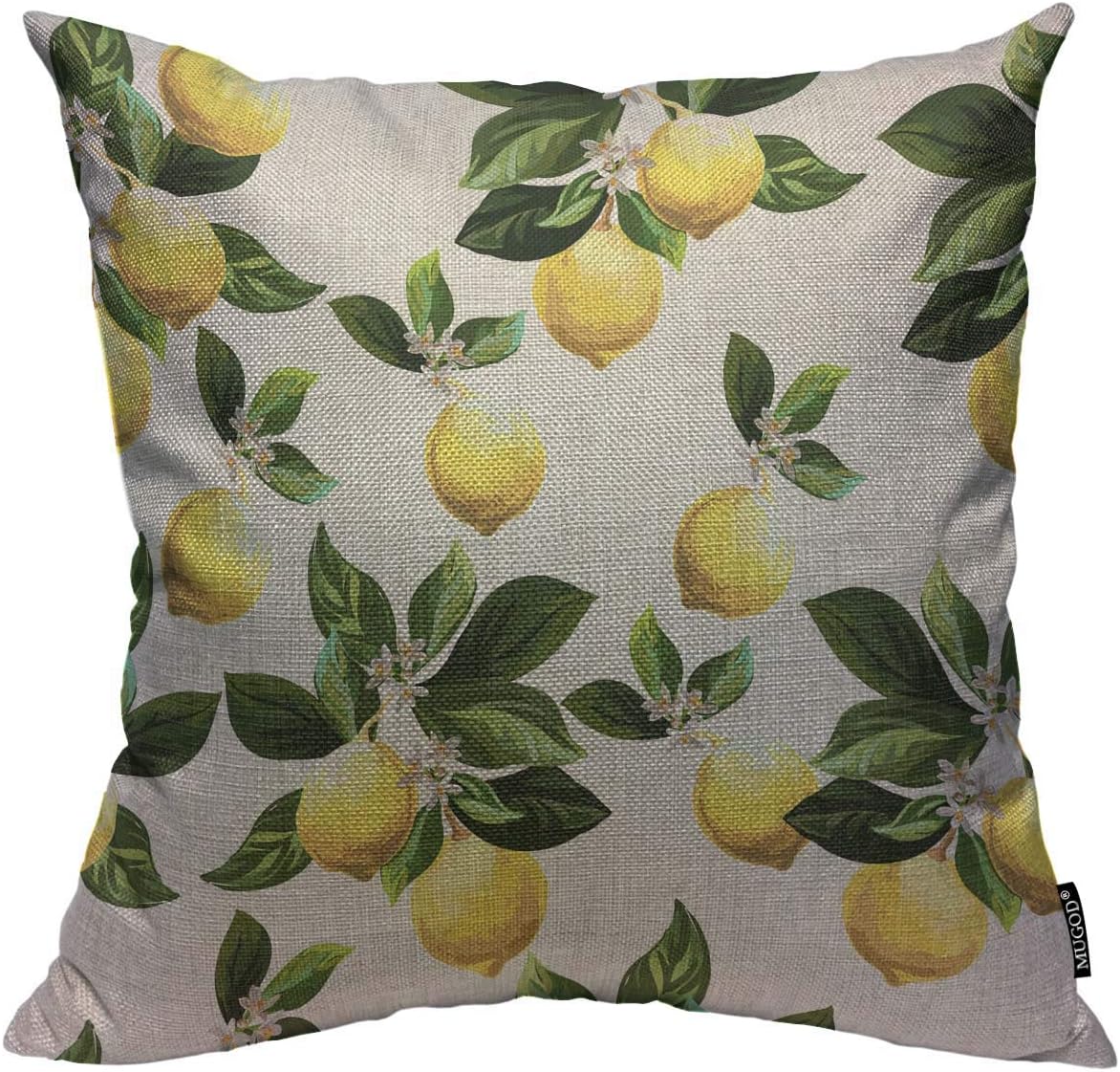 Lemon Throw Pillow Cover