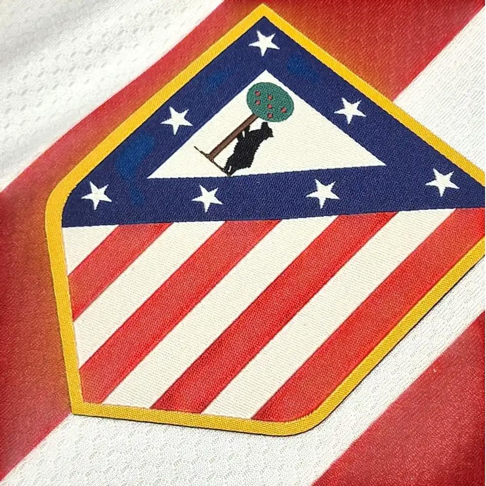Atletico de Madrid - Camiseta Oficial 25-26 | J. Álvarez #19 | Primera Equipación | Diseño Profesional Patrocinadores Oficiales | Tallas Adulto y Niño | Unisex