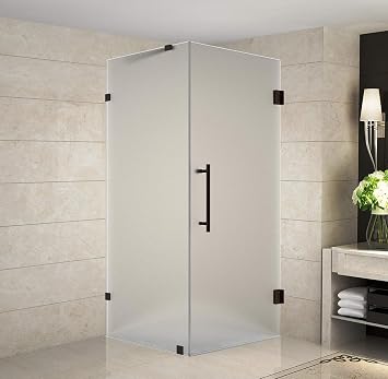Aston SEN988F-NBR-30-10 Aquadica Shower Enclosure, 30" x 30" x 72", Bronze