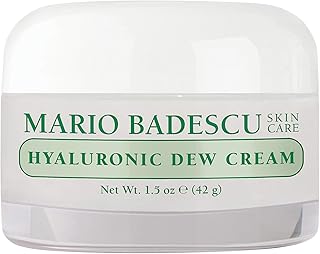 Mario Badescu Oil Free Hyaluronic Dew Cream, Hydrating, Moisturizing Complex Contains Squalane for a Dewy Glow, 1.5 Oz