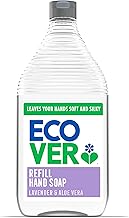 Ecover Hand Wash Refill, Hand Soap, Gentle Hand Cleansing, Fresh Lavender & Aloe Vera Scent, Pack of 1,1 x 950ml