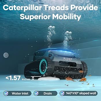 AIPER Scuba S1 Pro Cordless Pool Cleaner Robot, Horizontal