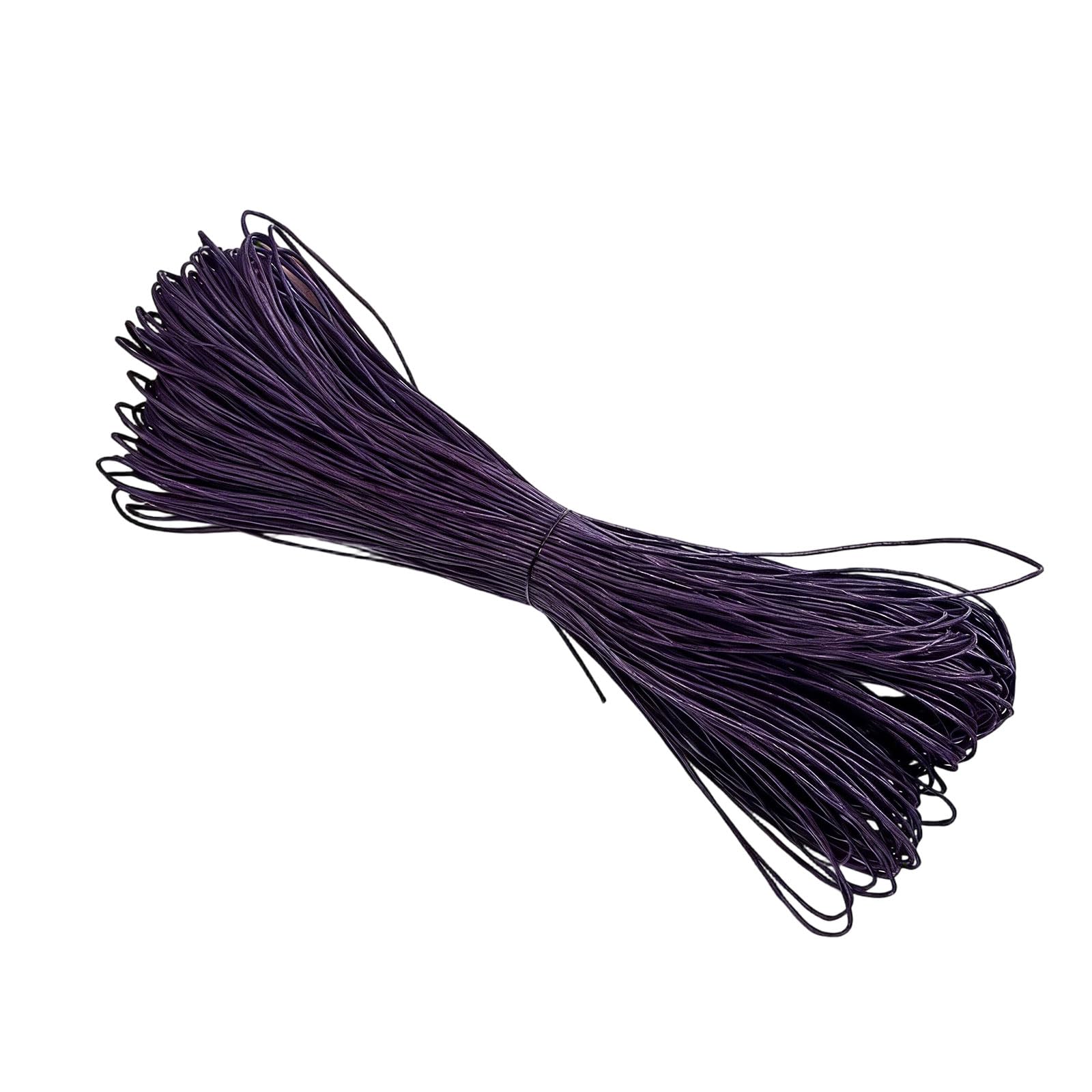 Lerpwige Cotton Waxed Thread Braiding Cord String 65.61yardX1mm Weaving Thread for Bracelets Necklaces Jewelry Crafting Project Cord