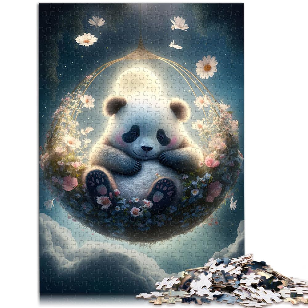 Puzzle 2000 pièces pour Adultes, Jeux éducatifs, bébé Panda, décoration d'intérieur, décoration et Cadeaux Uniques, 27,56 po x 39,37 po