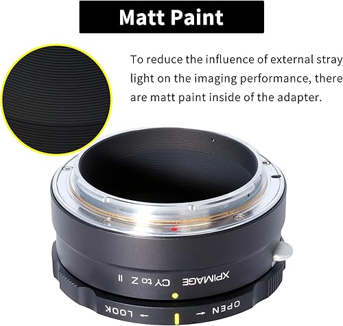 Miniatura 4 de Anillo adaptador de montaje de lente para lente Contax Yashica CY a cámara Nikon Z