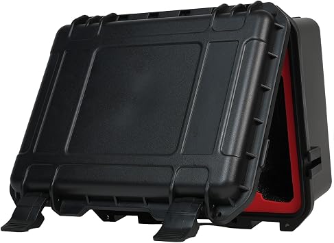 Deco Essentials Compact Hard Carry Travel Case for DJI Mini 4 Pro, Precision-Cut Foam Inserts for Drone and Accessories, Solid Construction, Comfortable Handle
