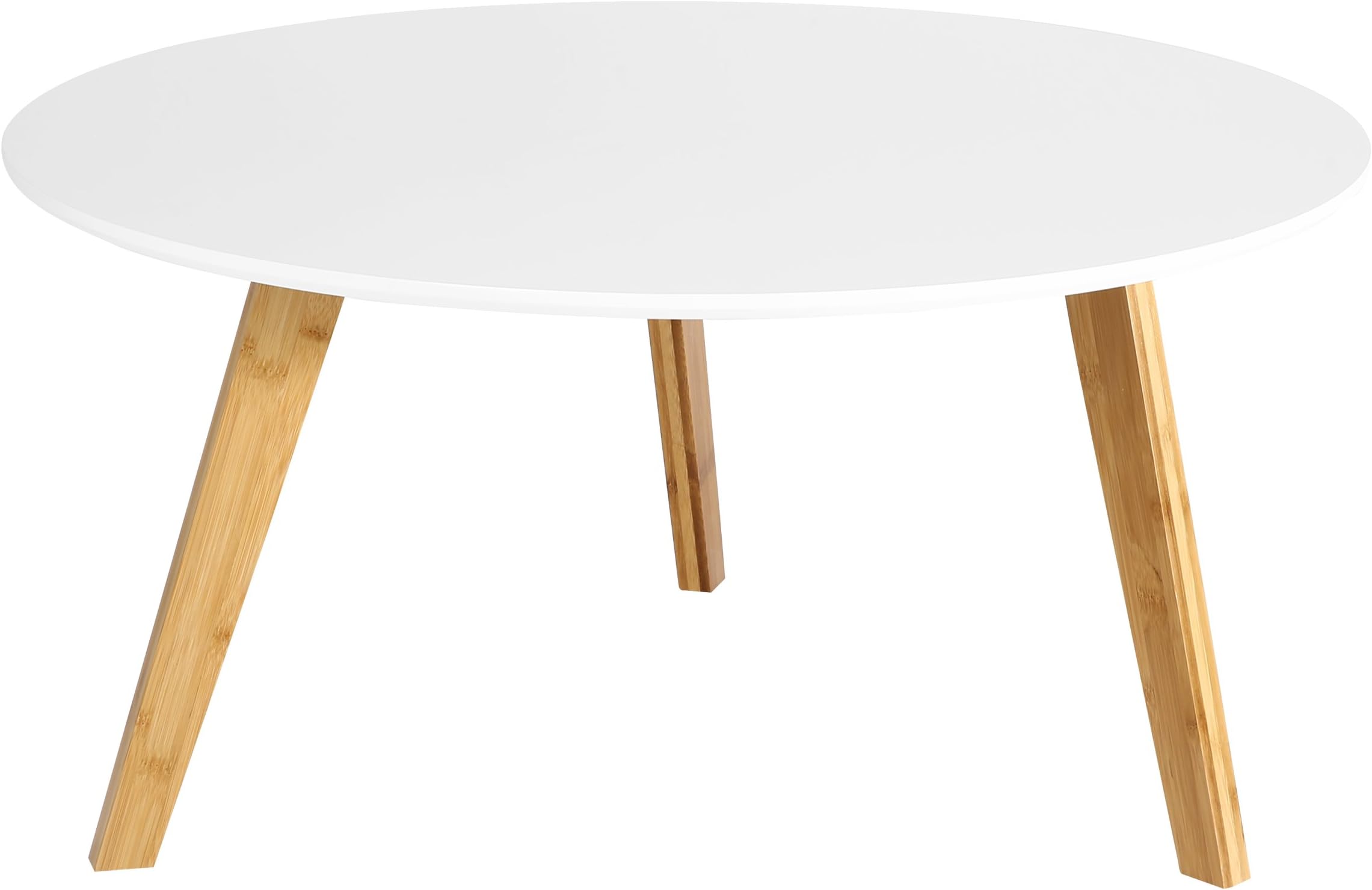Poly and Bark Costanoa Wood Coffee Table White