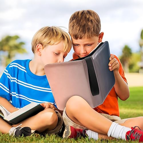 Vista 18 de Carpeta de tarjetas morada con 4 bolsillos, 400 bolsillos con 50 fundas extraíbles, álbumes de tarjetas intercambiables, carpeta de tarjetas