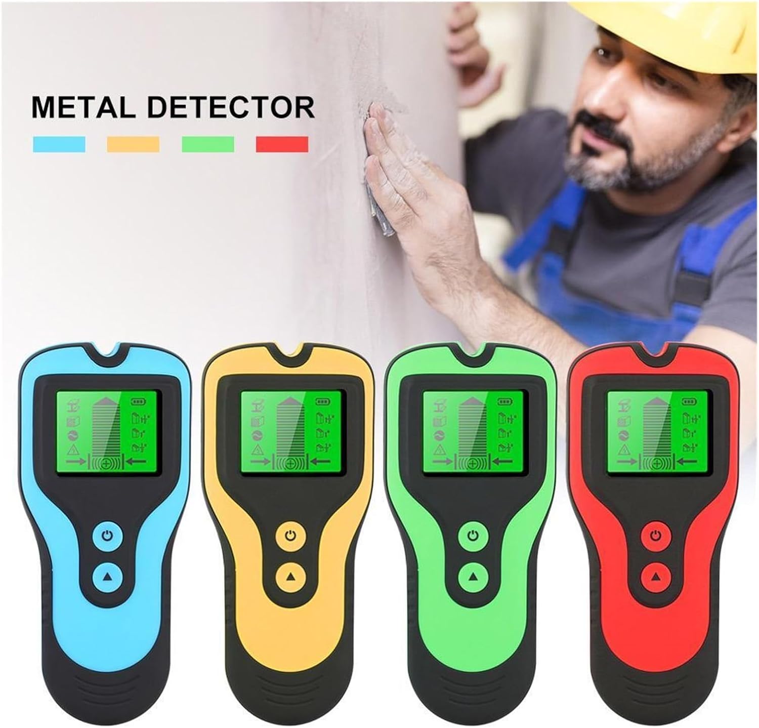 Stud Finder, Stud Finder Wall Scanner 0.71 Inches Stud Sensor Wall Scanner with Digital LCD Display Stud Wood Iron Pipe(01)
