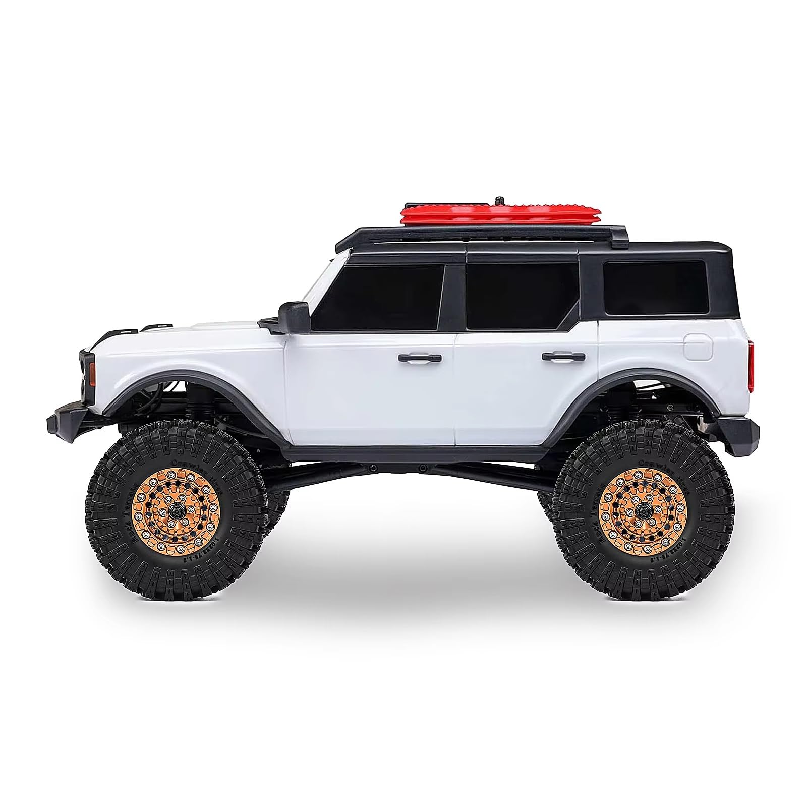 Per Cerchi Beadlock Da 1,3 Pollici Per Traxxas Per TRX4M 1/18 | RC Car Cerchi Beadlock Alluminio Leggero con Vestibilità Precisione e Superficie Anodizzata Durevole(Titanium)