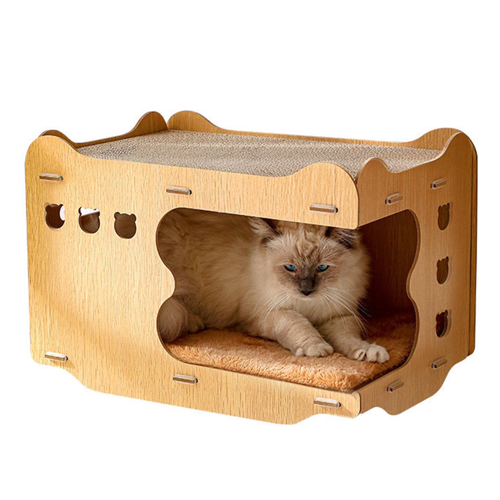 Tapis à gratter pour Chats, griffoir pour Chat Grattoir en Carton sans