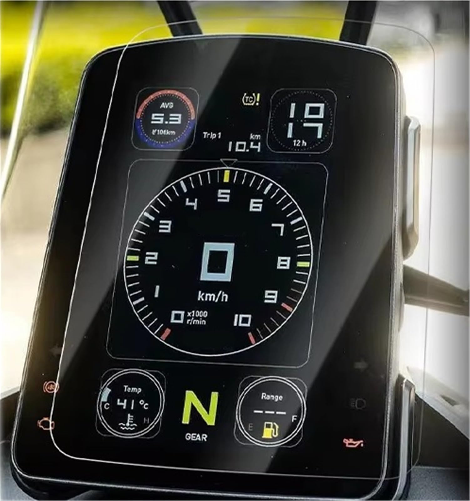 Protector pantalla dashboard Gaokin Storr 500 antirrayones película instrumentos 5