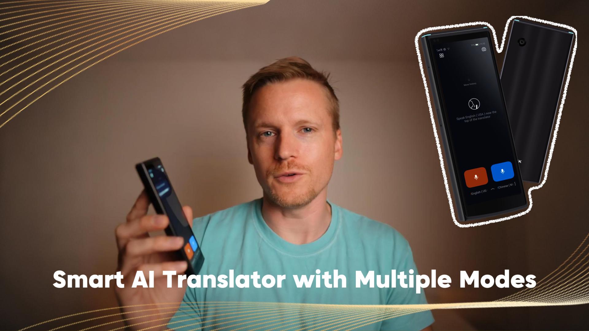 Amazon.com : iFLYTEK AI Language Translator Device, Real-Time Two