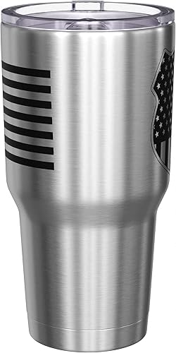 Vista 423 de We The People Holsters - Vaso térmico de 30 onzas, Únete o Muere, Negro