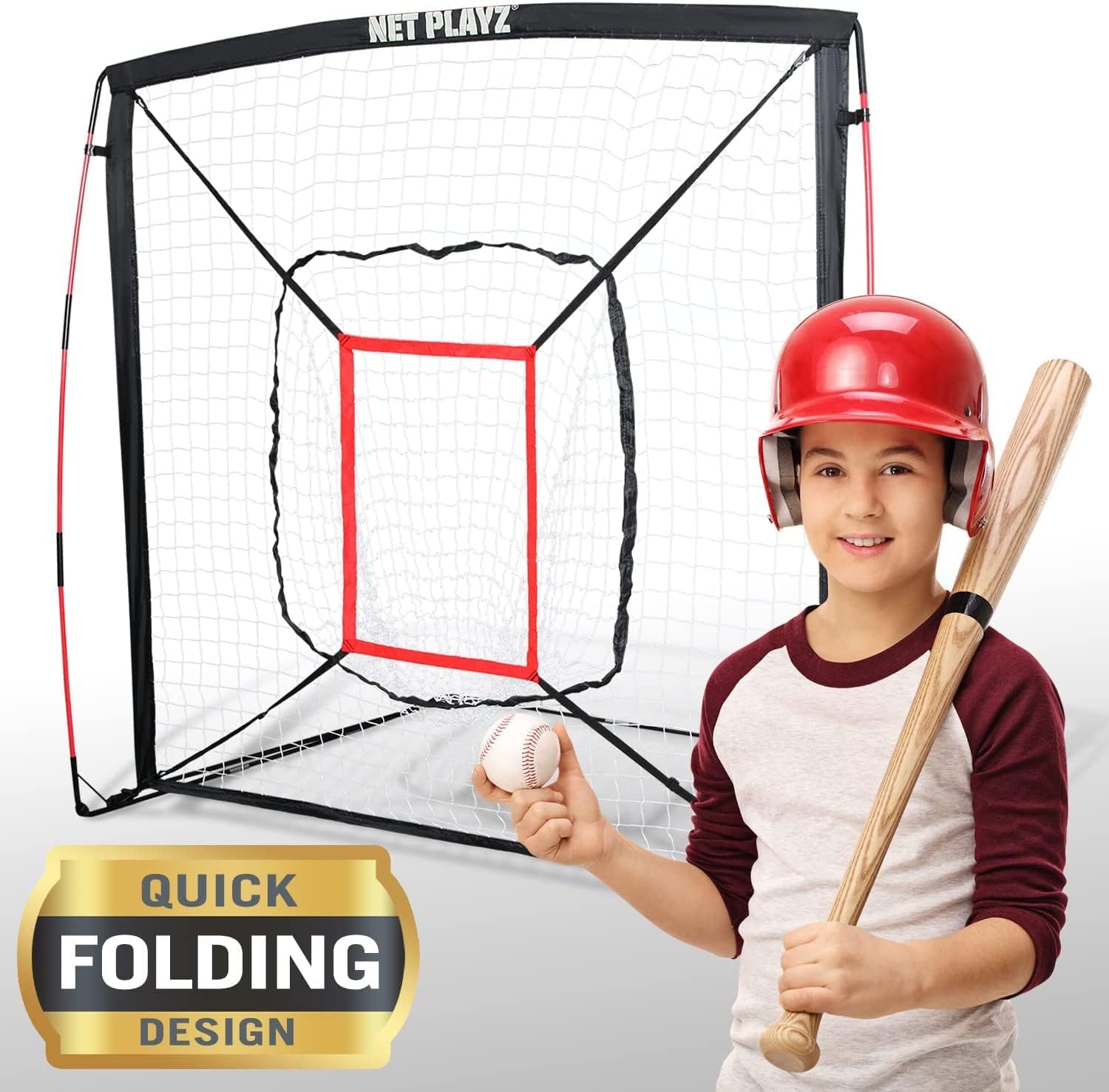 Baseball Net - Pitching Net / Hitting Net Batting Practice, Training Tools - Baseball Gifts for Kids, Children & Teens