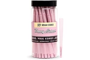 Blazy Pink Cones 50ct Pack: Vegan & Smooth Blazing Susans