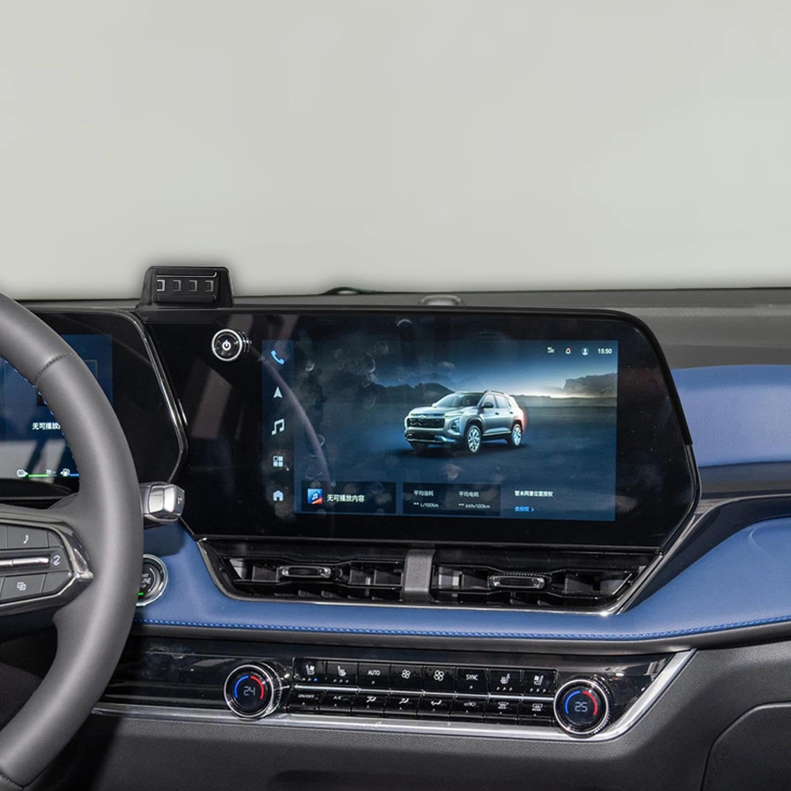 Uchwyt Samochodowy na Telefon dla Chevrolet Equinox 2025, 11.3-calowy uchwyt samochodowy na telefon komórkowy uchwyt GPS stojak na nawigację