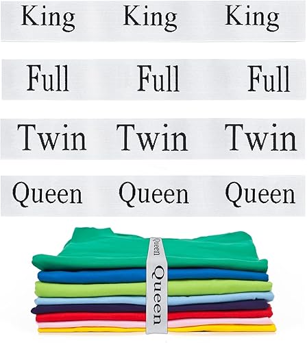 4 bandas organizadoras de sábanas, bandas organizadoras de almacenamiento de sábanas, organización de armario, bandas de juego de sábanas,