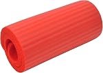 BalanceFrom All Purpose 1/2-Inch Extra Thick High Density Anti-Tear Exercise Yoga Mat and Knee Pad with Carrying Strap, Red