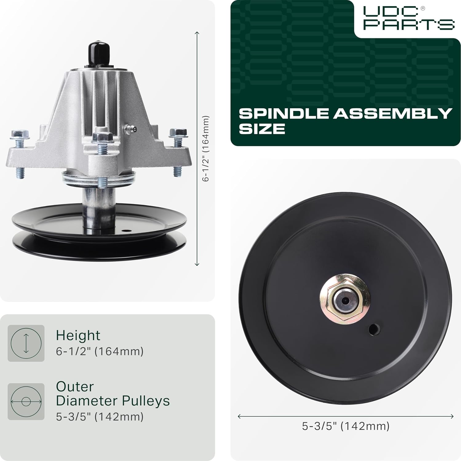 UDC Parts 918-06976A Spindle Assembly / 42 inch Deck/Replacement for MTD Cub Cadet 618-06976 918-06976 918-06976A LT42 LT42C LX42 XT1-LT42