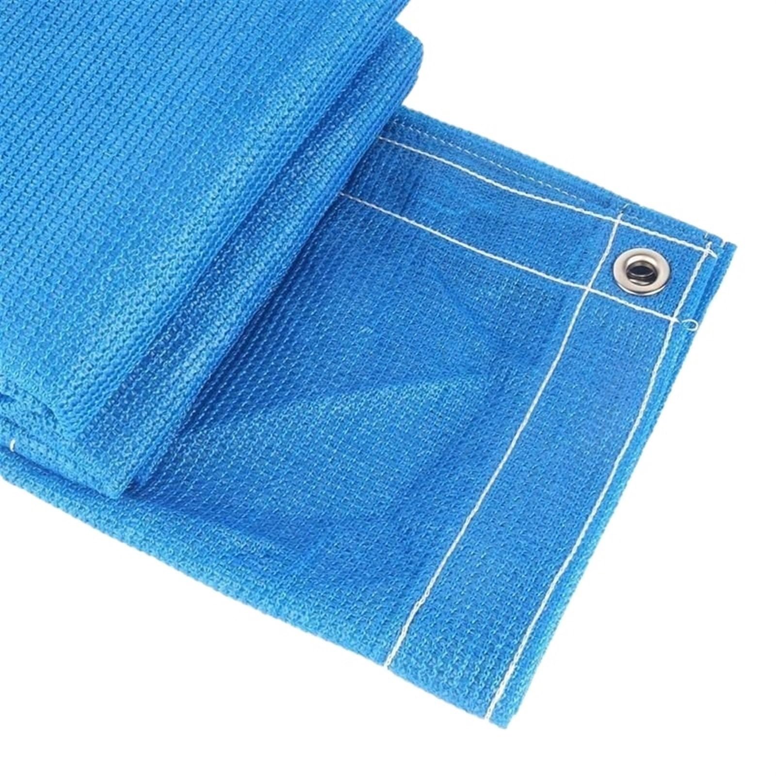 GLDYTVF Outdoor UV Protection Shade Cloth for Balconies Terraces Garden Buildings & Pergolas (Blue 0.8m x 2m) WeatherResistant Sunshade Screen