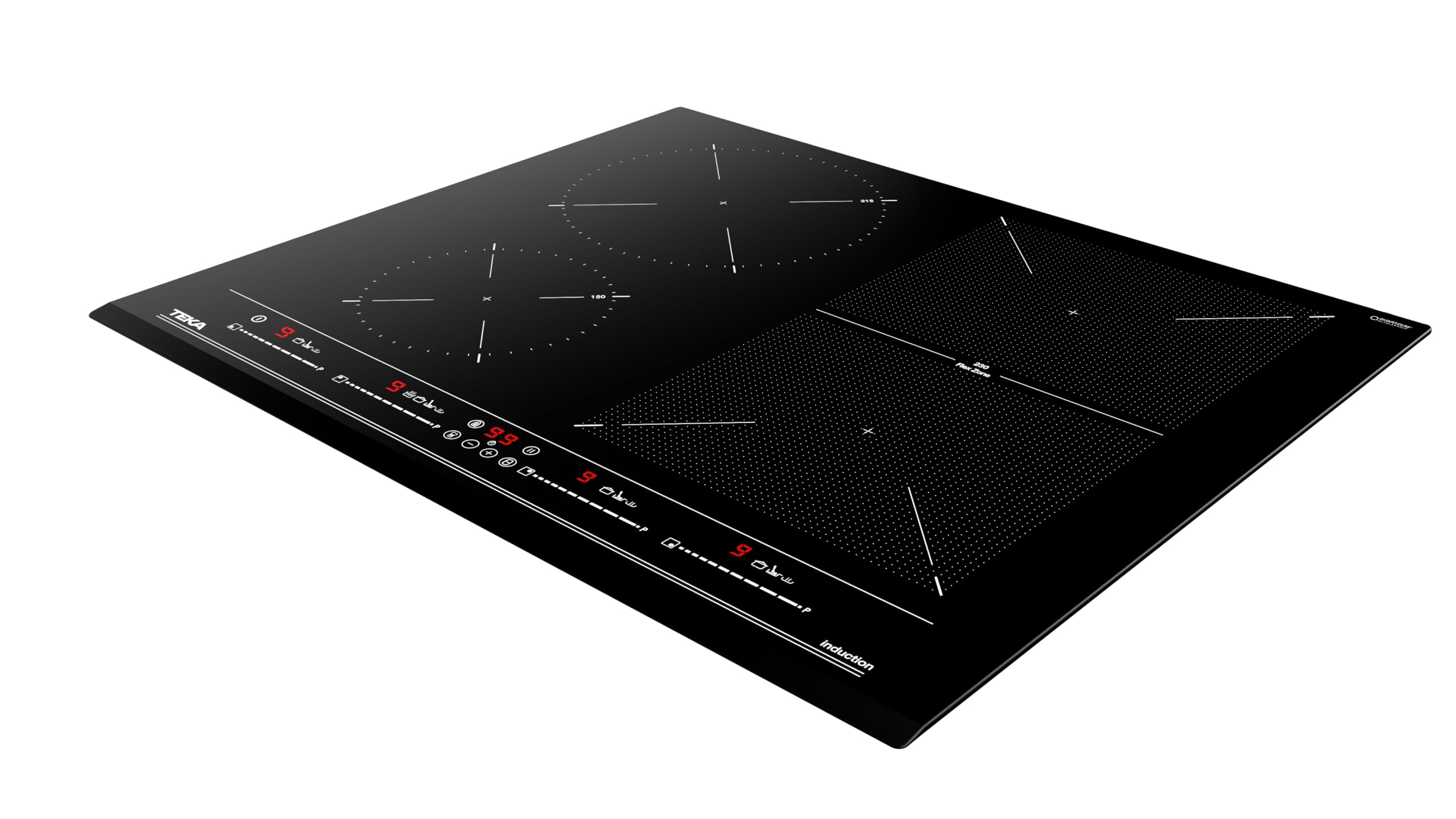 Teka 112510019, Piano cottura a induzione, 60 cm IZF 64440 BK MSP, Black glass