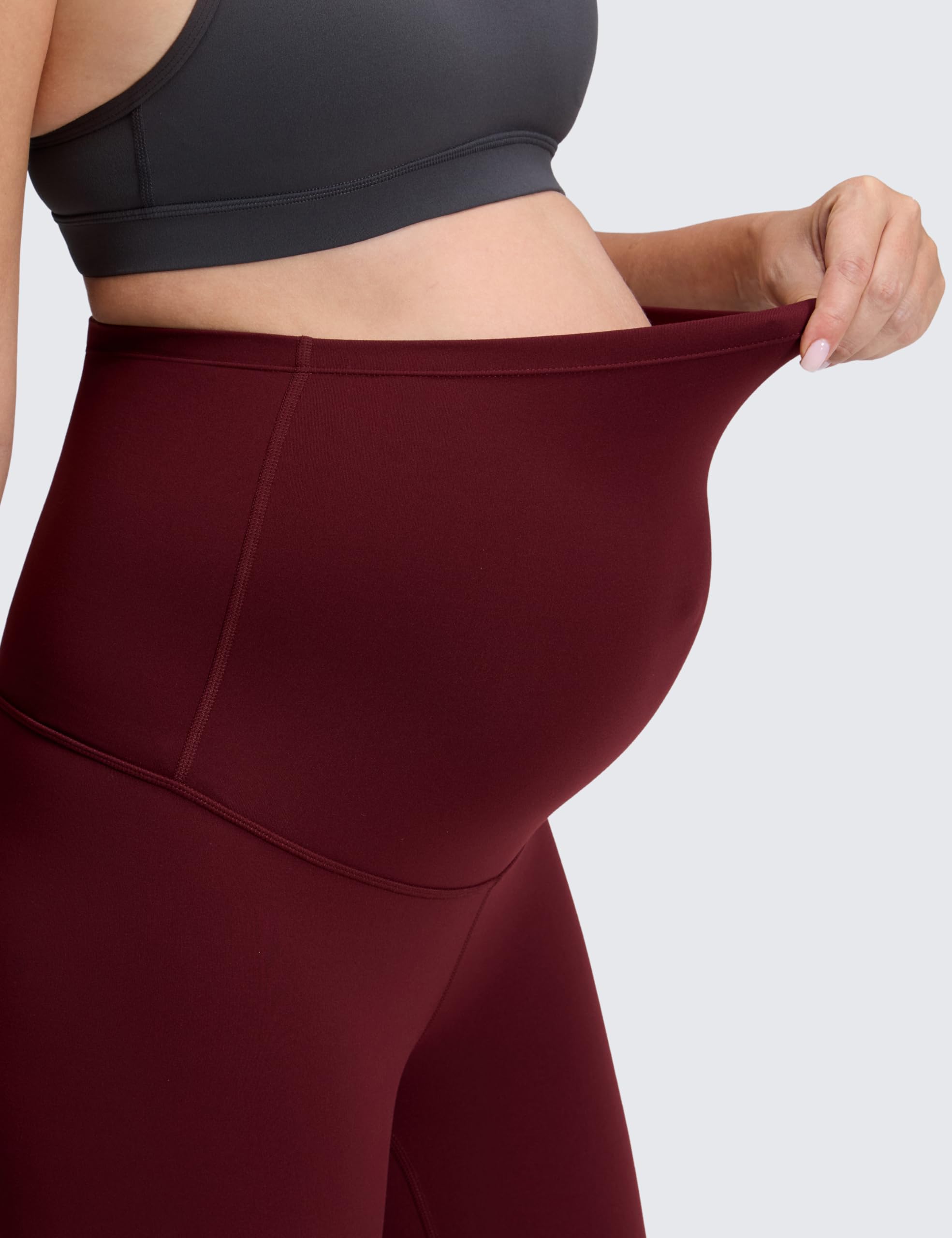 CRZ YOGA Butterluxe Leggings de Maternité Entraînement Yoga Grossesse Pantalonover - 64cm/71cm