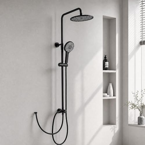 OFFO Shower Riser Rail Kit, Rainfall Shower Kit with 10"(…