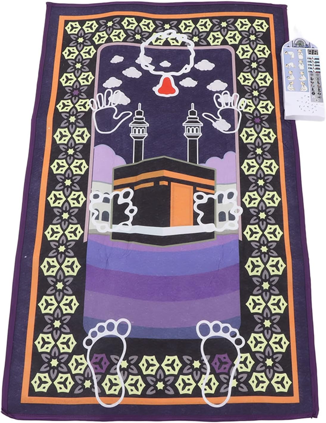 Cryfokt Elegant Muslim Prayer Mat, Muslim Electronic Interactive Prayer