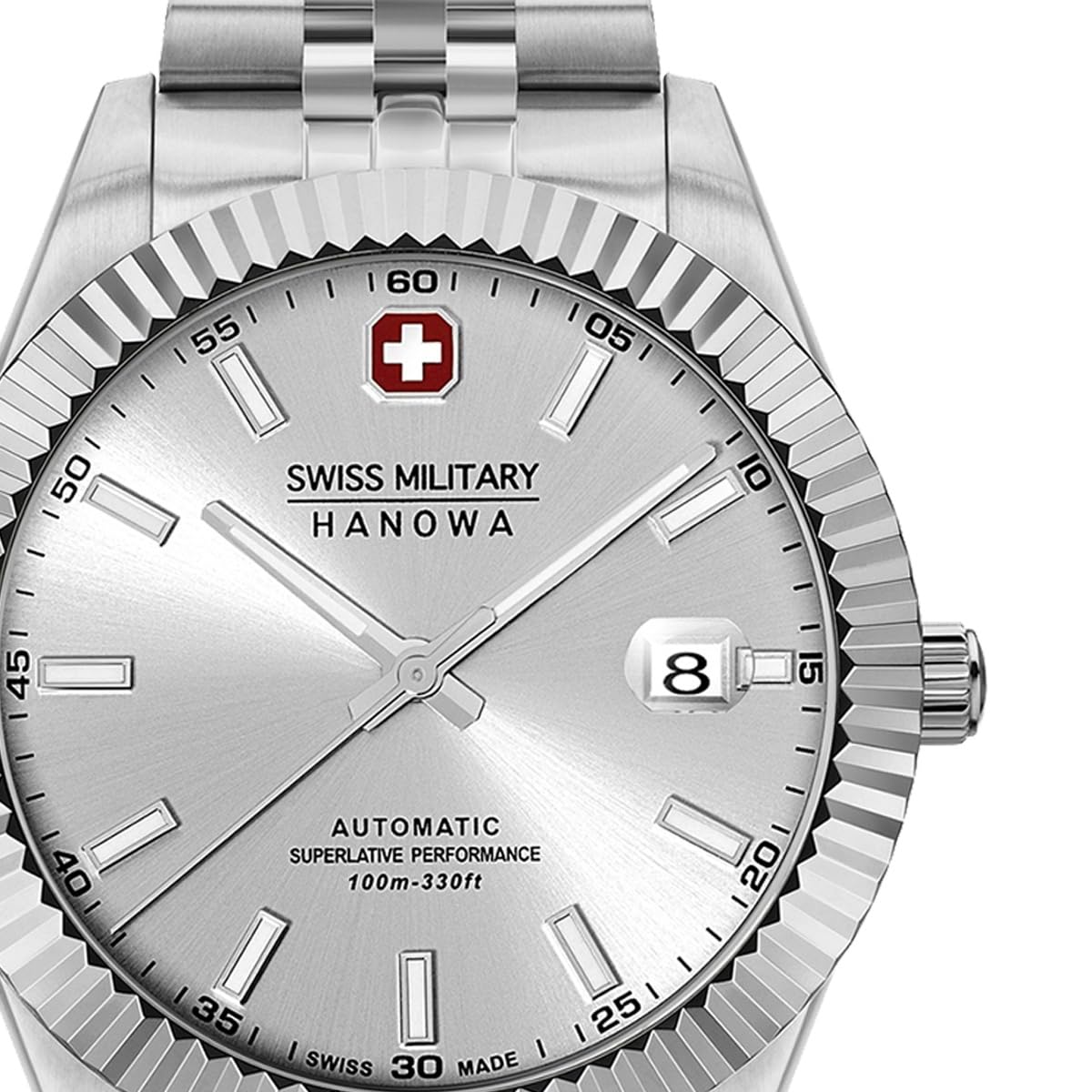 Swiss Military Hanowa Diligenter Herrenuhr 41 mm Swiss Made Automatik 10 ATM