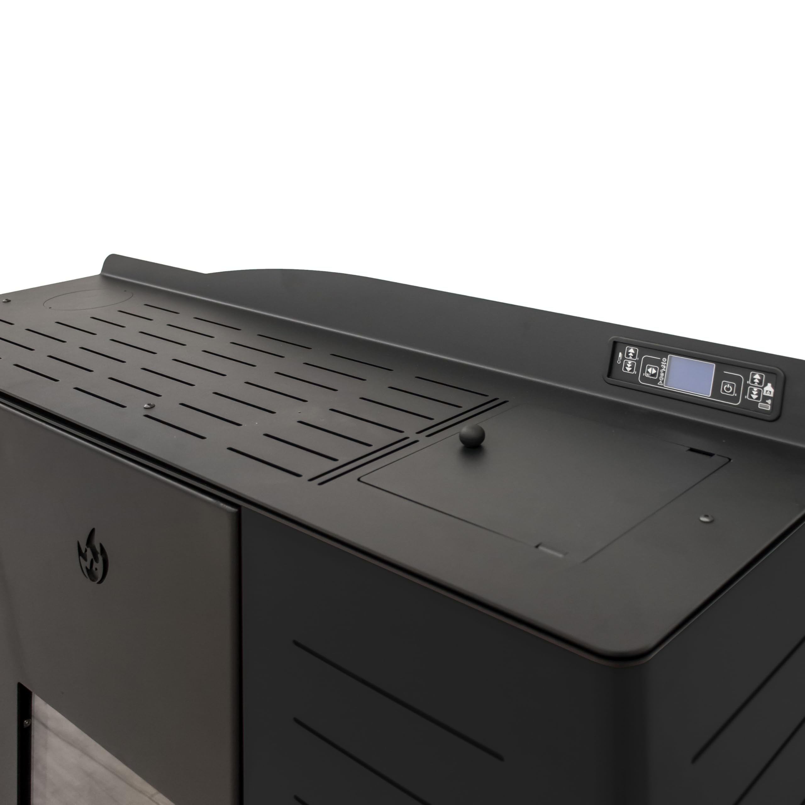 Italia 25 KW WiFi Hydro-Pelletöfen Heizung Warmwasser Effizienz 90% 180m² Slim-Design 16 Std