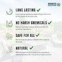 Vista 3 de Mosquito Magician repelente mata mosquitos natural concentrado, 1 galón