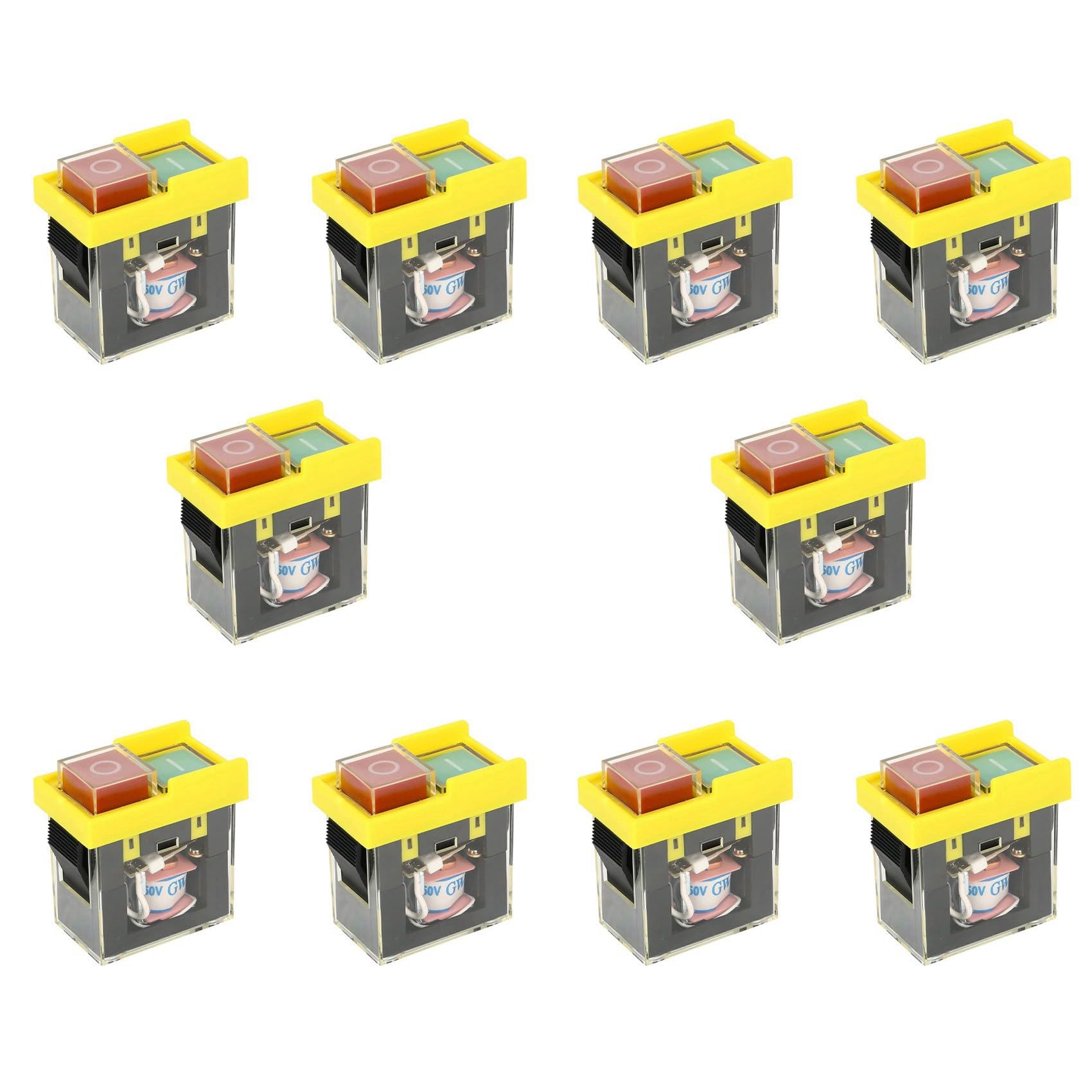 Interruptor de seguridad universal Kjd6 boton de parada para maquinaria industrial 250V