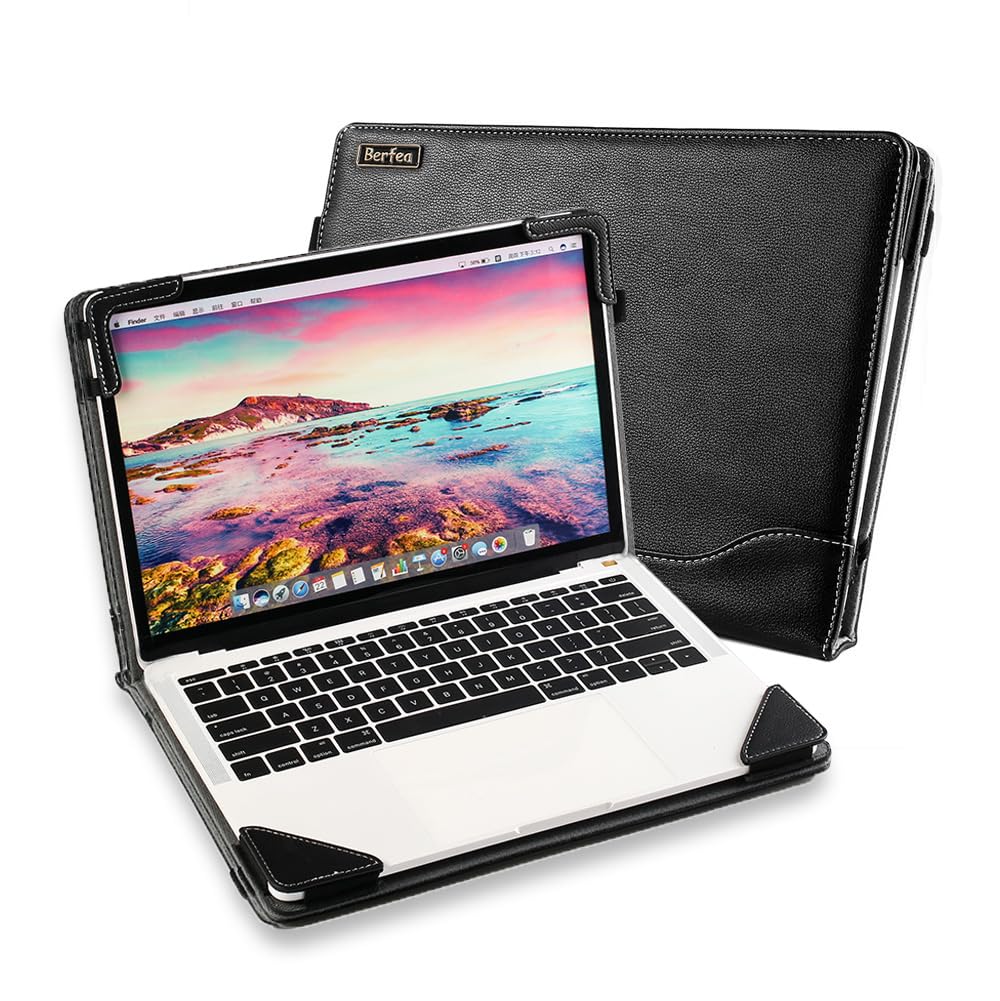 Etui ochronne kompatybilne z HP EliteBook x360 830 G5 G6 G9 G10 / 835 G9 G10 13,3-calowy laptop notebook PC pokrowiec skórzany pokrowiec ze stojakiem