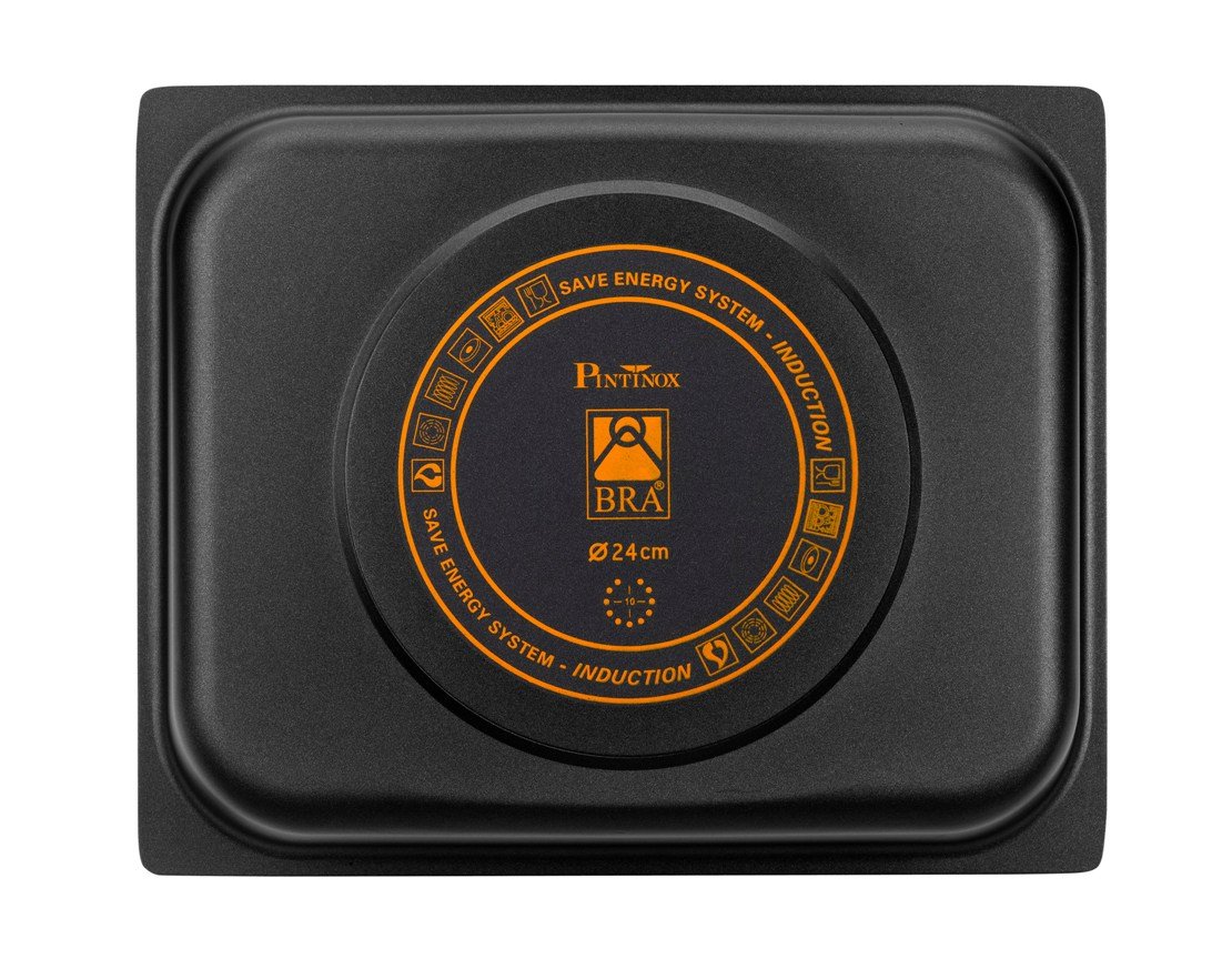 BRA Efficient | Bandeja rustidera, Negro, 30 cm