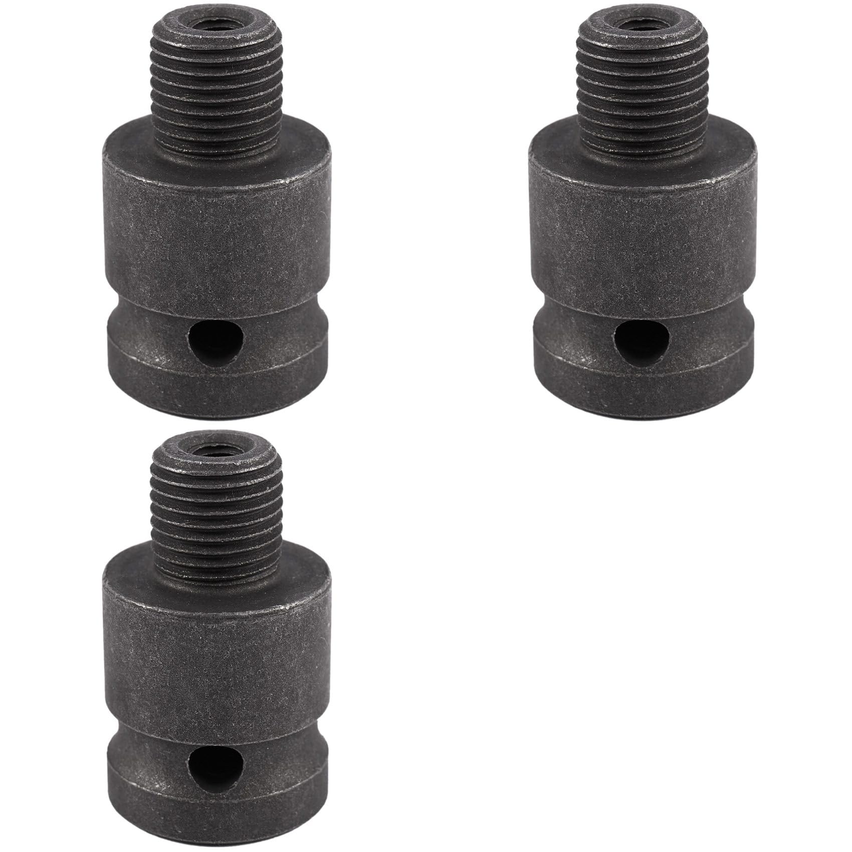 Jnchdghwa Black&Gray 3Pcs 1/2Inch Drill Chuck Adaptor For Impact Wrench Conversion 1/2-20Unf With 3 Pc
