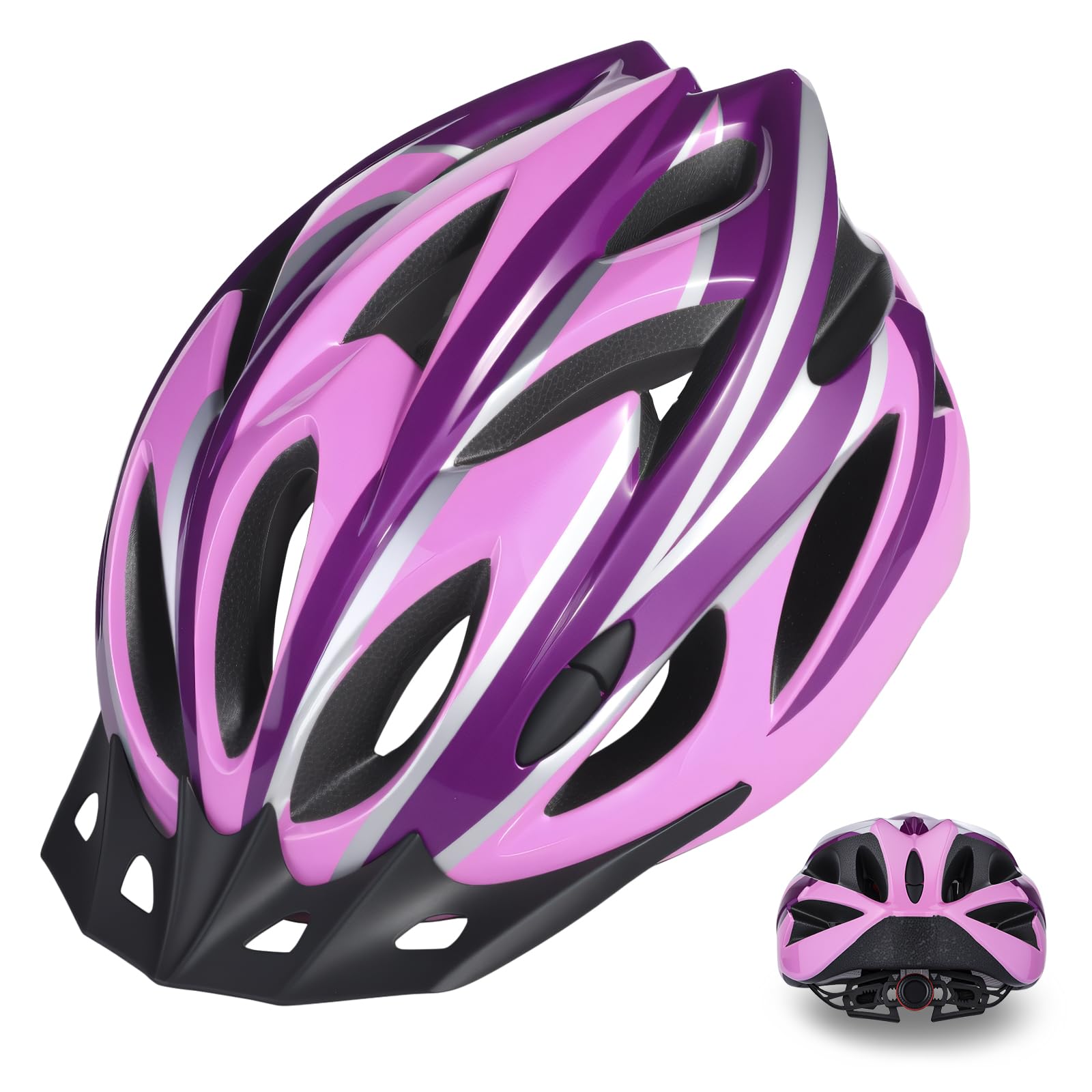 Zacro Bike Helmet Lightweight - Bike Helmet for Men Women Comfort with Pads&Visor