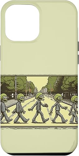 Funda para iPhone 14 Pro Max 5 Aliens Crossing Abby Road